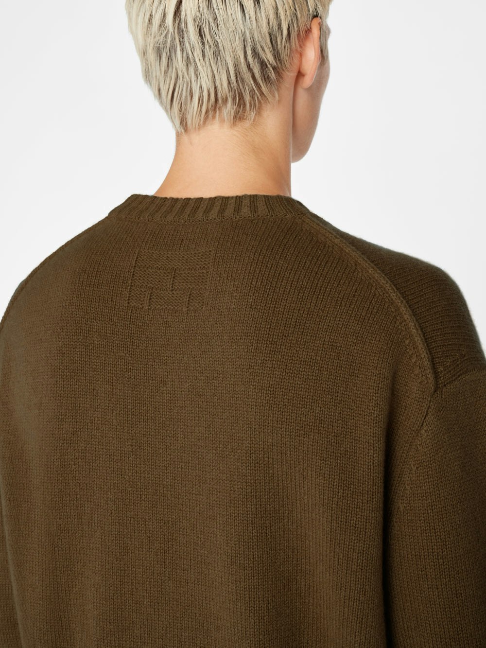 sweater back view